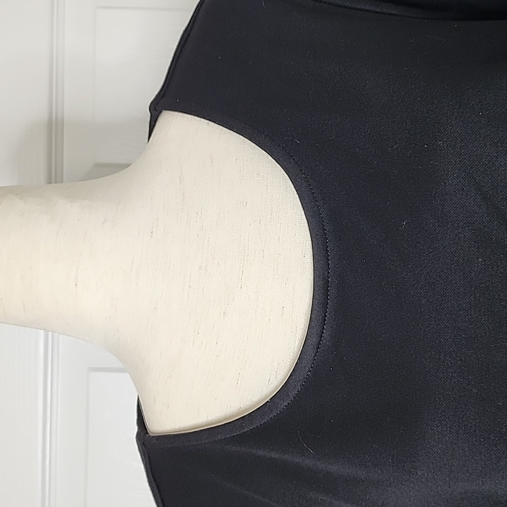 LITTLE BLACK DRESS. PLUS SIZE NICOLE MILLER  WOMAN'S DRESS - Picture 2 of 9